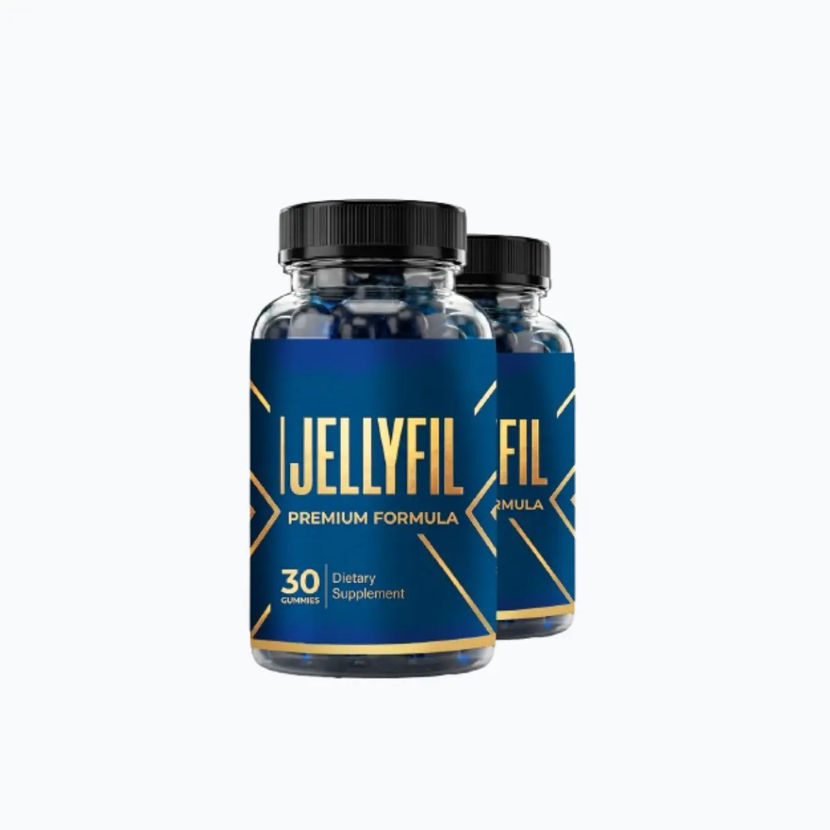 JellyFil gummy bottles, plain product photo