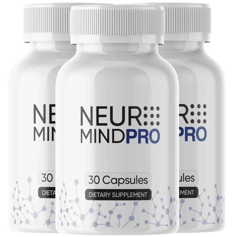 NeuroMind Pro capsule bottles, plain product photo
